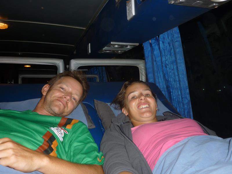 Bonus! This was our sleeper bus from Siem Reap to Phnom Penh