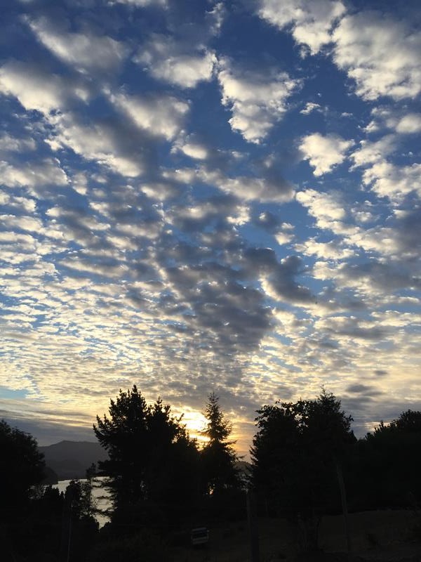 We witnessed beautiful sunsets almost every evening