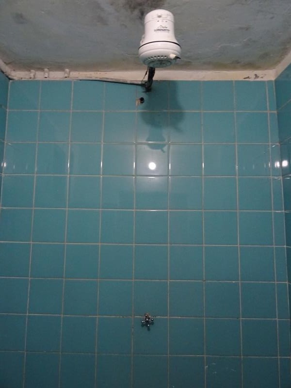 A warm shower - or a torture chamber?